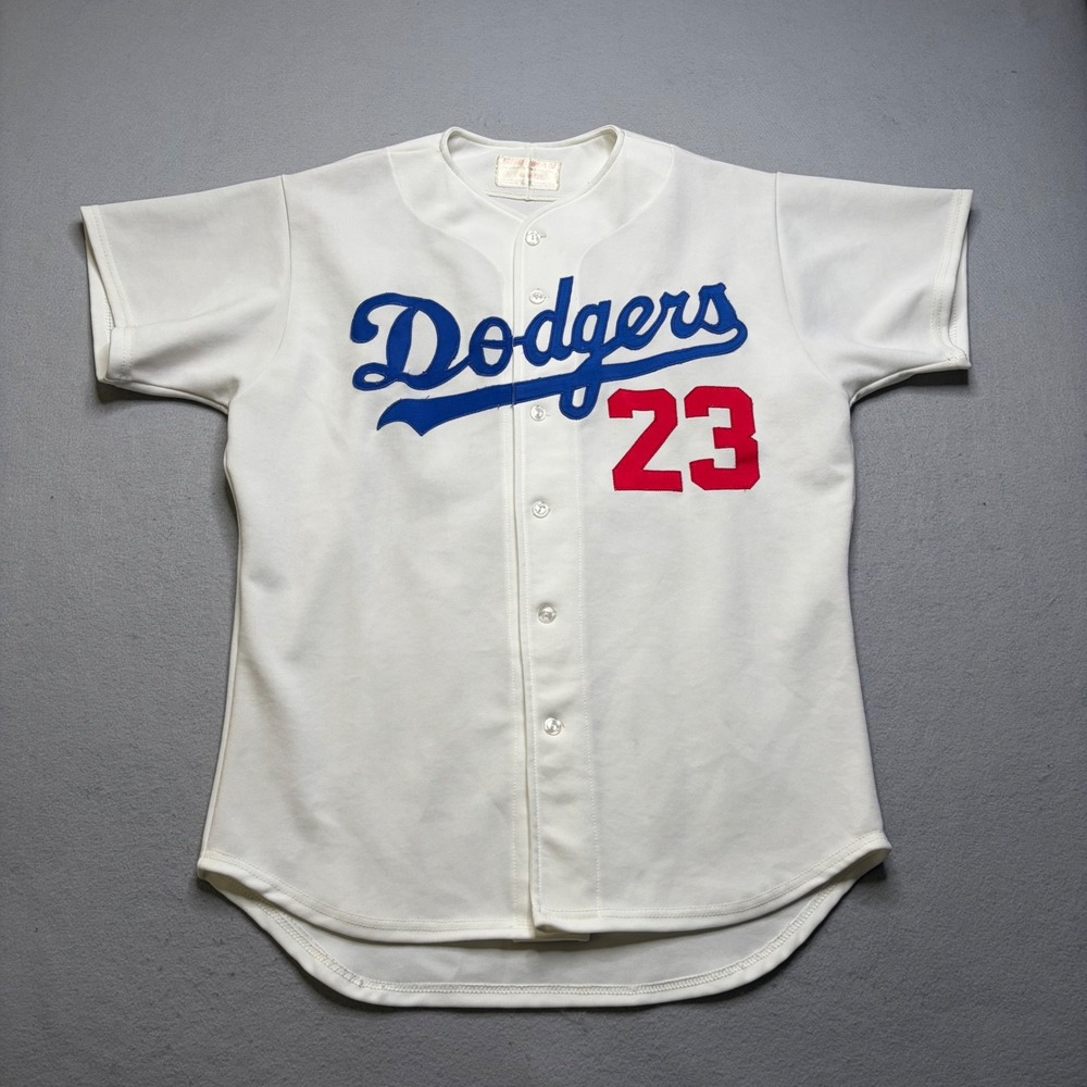 Goodman Baseball Jersey Women's XL White Dodgers Kirk Gibson 23‎ Vintage 90s